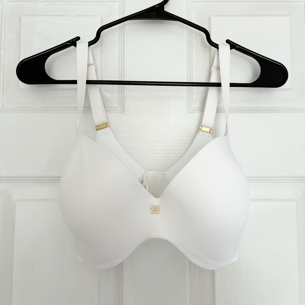 Honeylove Cloud Embrace Cloudwire Comfortable T Shirt White Bra Womens 36DD 36E